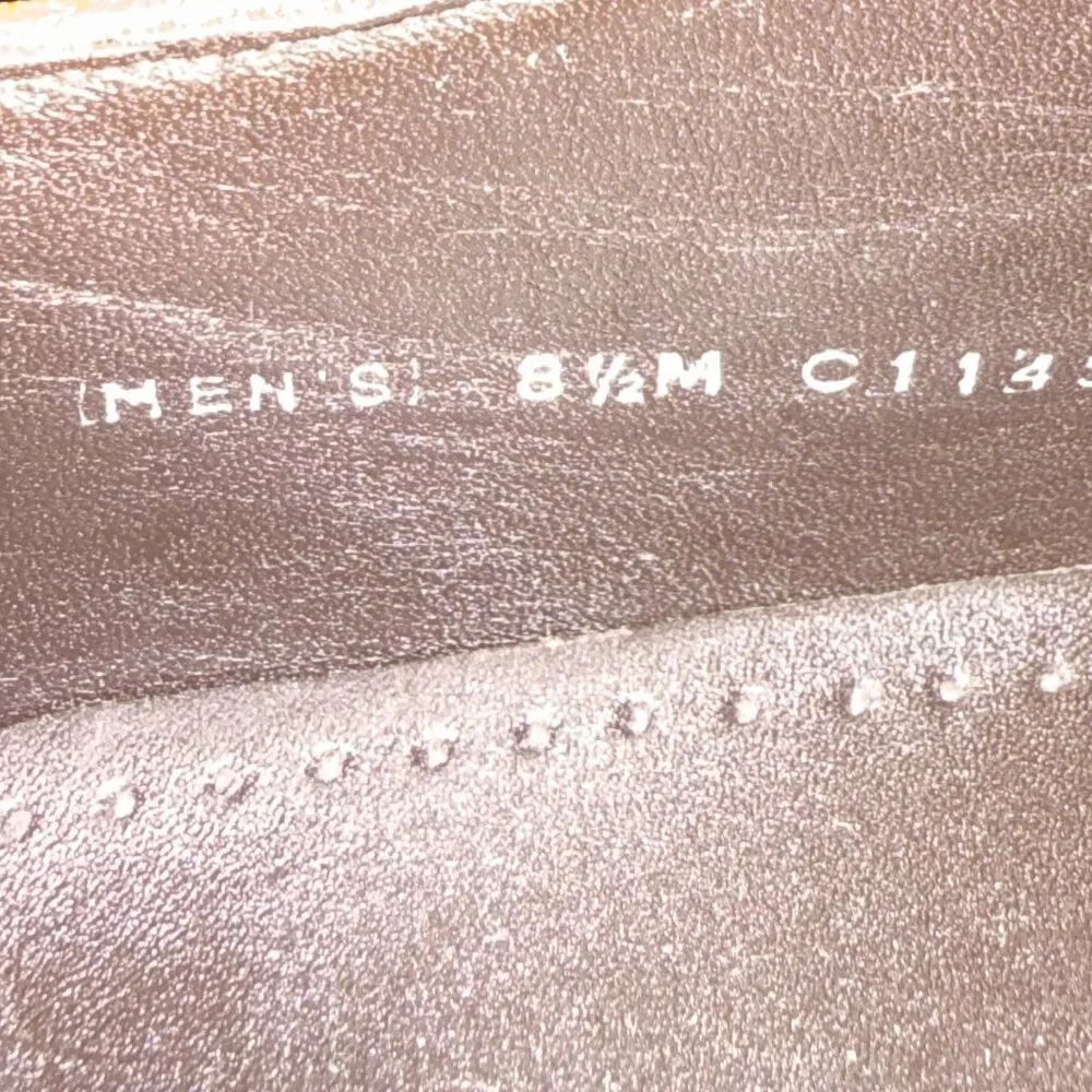 Cole‎ Haan Men's Burnished Tan Leather Oxfords, Size 8.5 - Picture 7 of 9